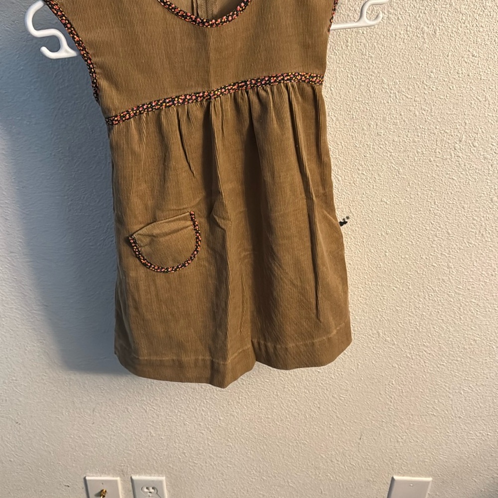 Kids Brown Dress vintage - Picture 4 of 9